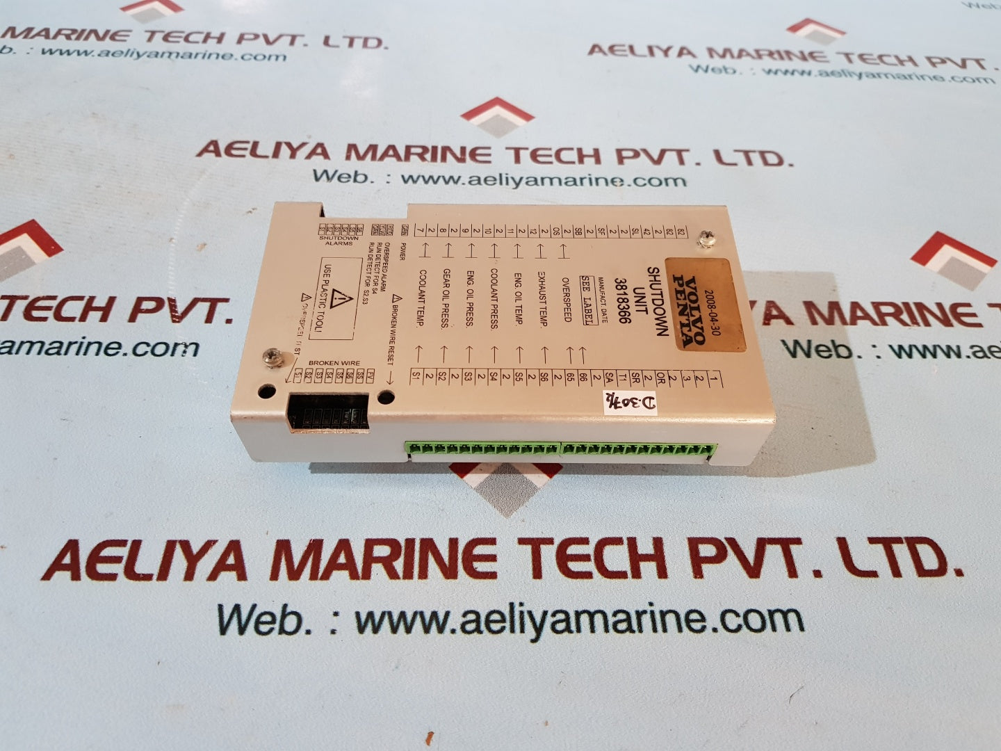 Volvo Penta 3818366 shutdown unit