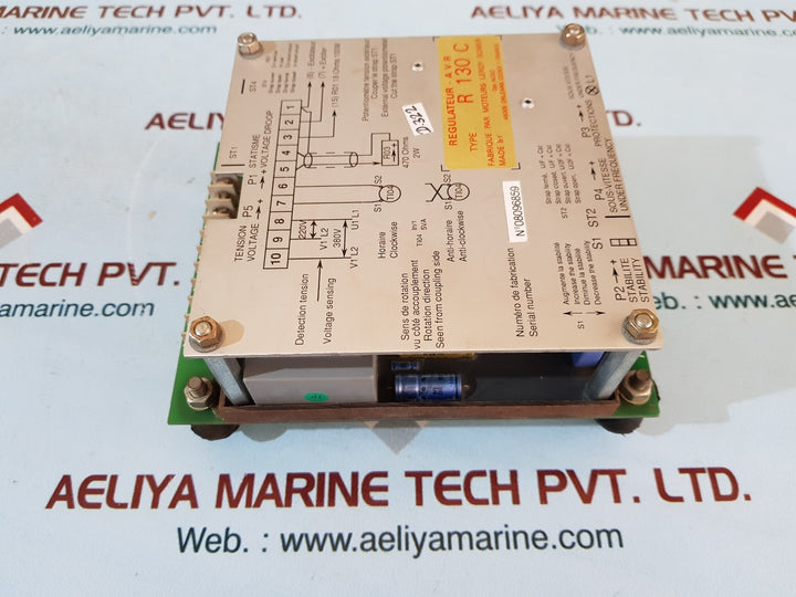 Leroy somer r130c automatic voltage regulator avr
