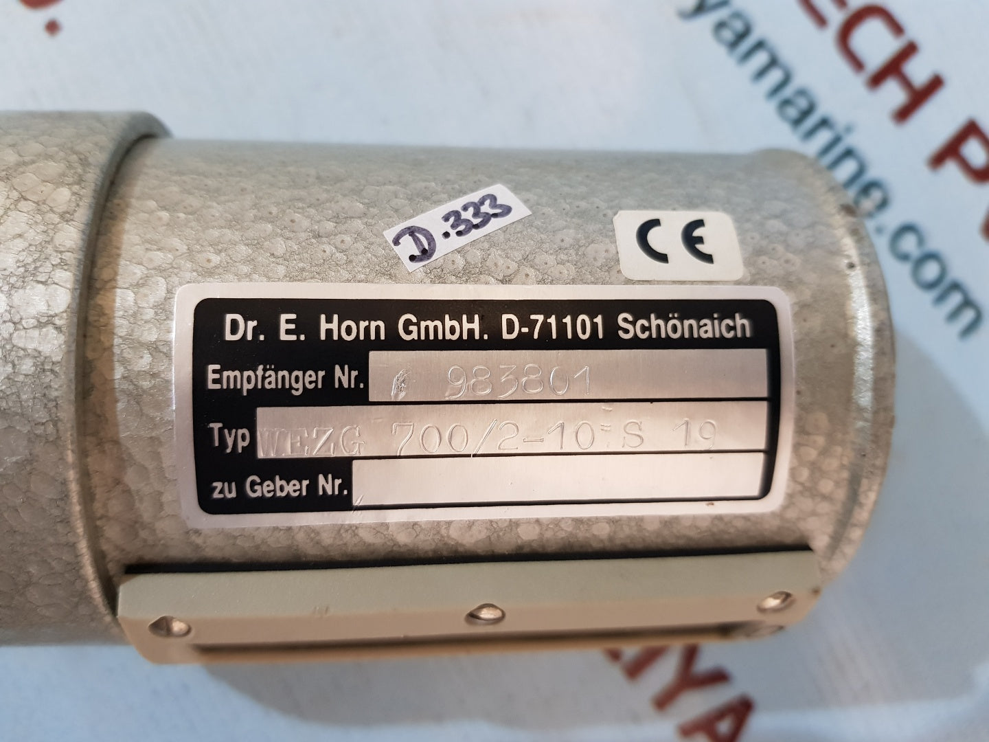 Dr.e.horn wezg 700/2-10=s 19 cylinder lub pump