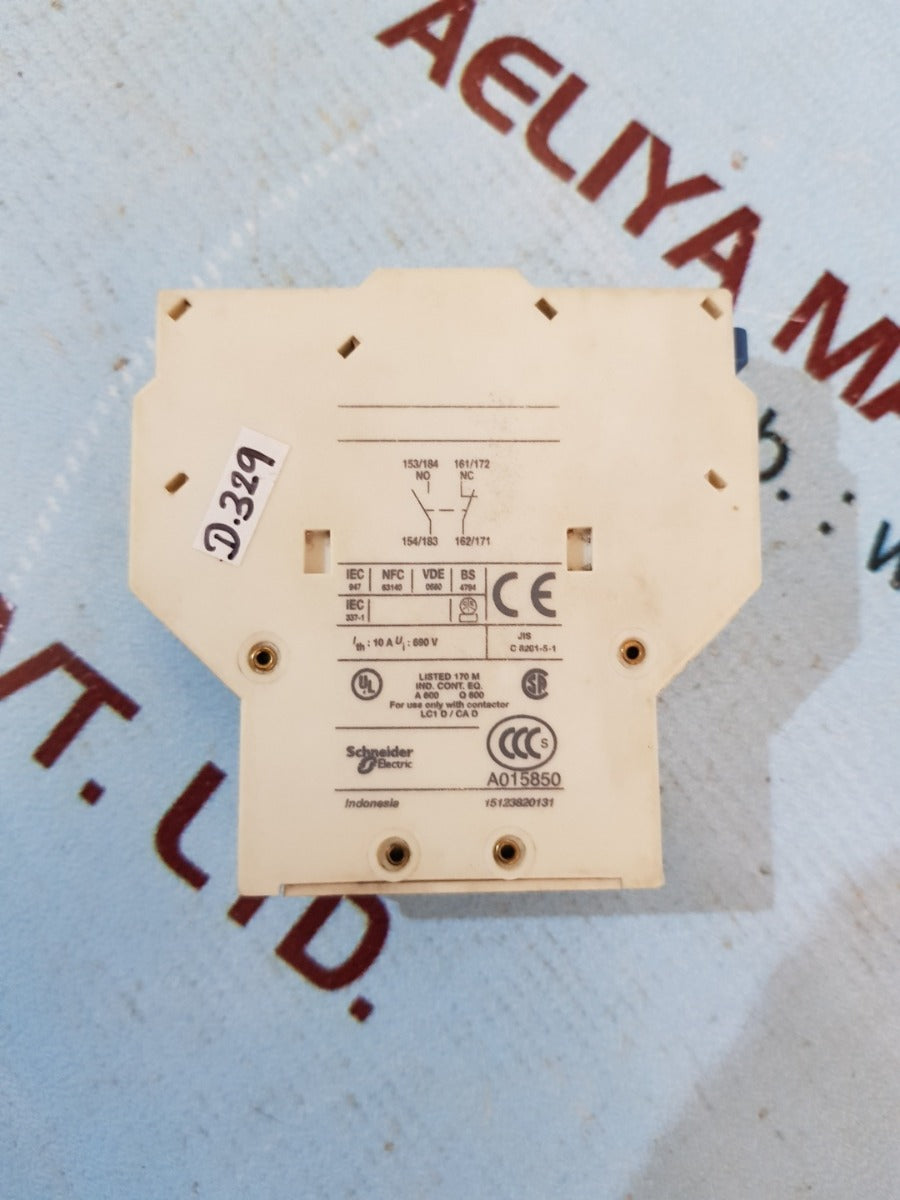 Telemecanique lad8n11 lateral contact block