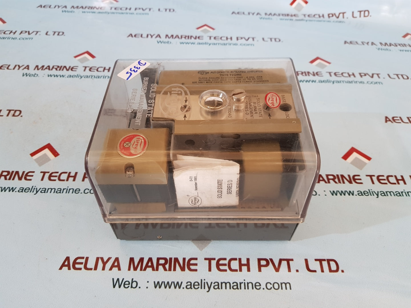 Fireye 70d40 solid-state burner management series D