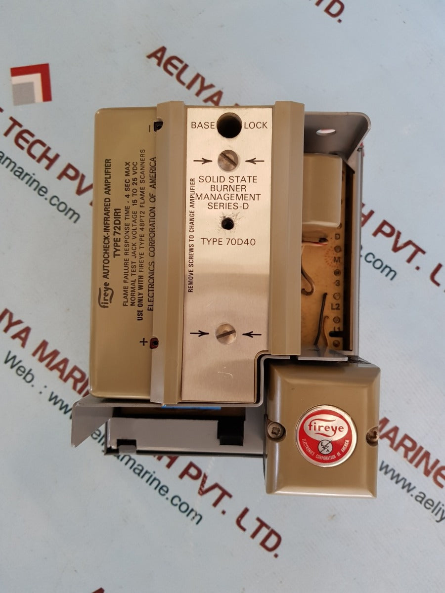 Fireye 70d40 solid-state burner management series D