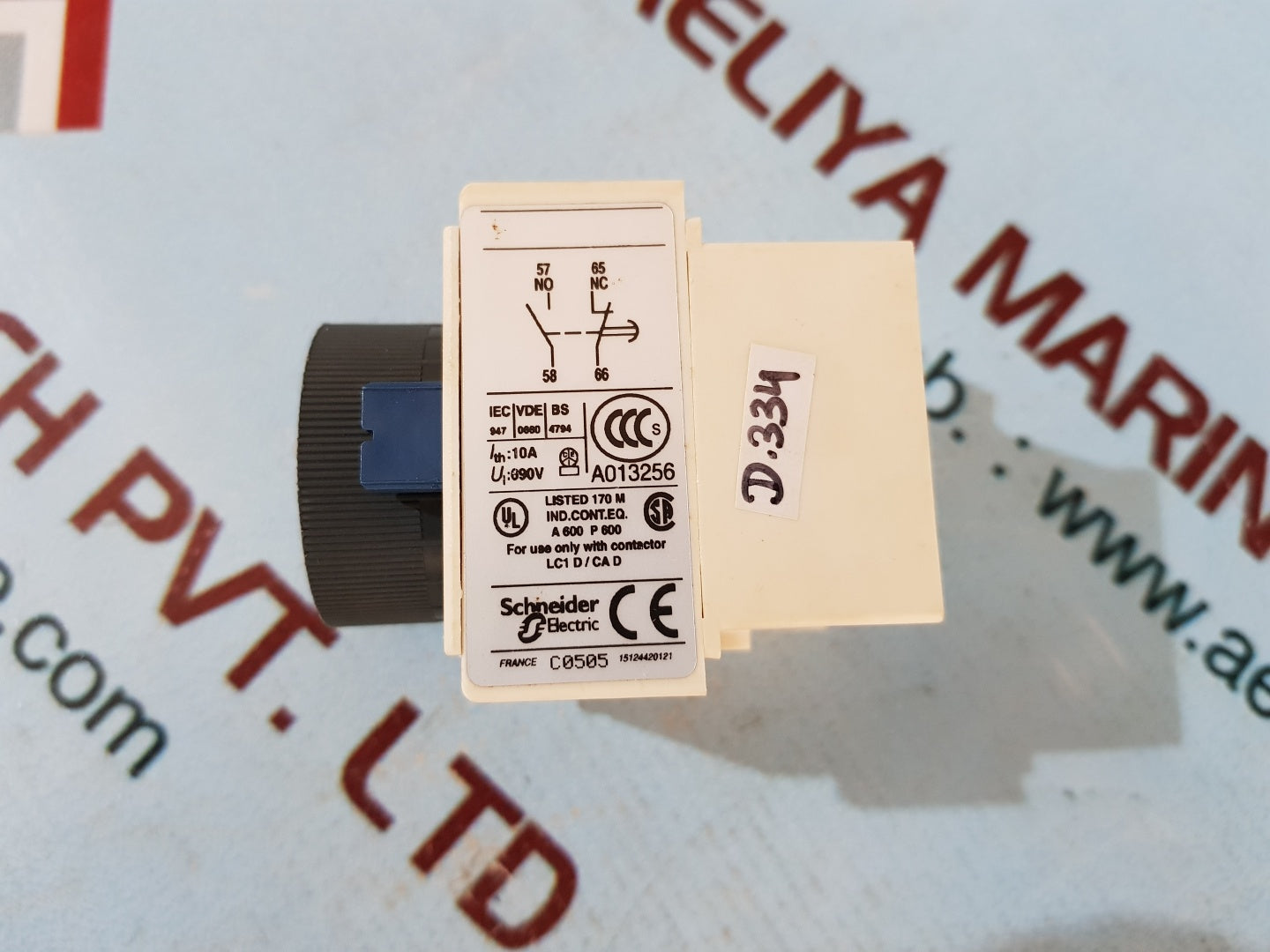 Telemecanique ladr4 repos/off delay 10-180s