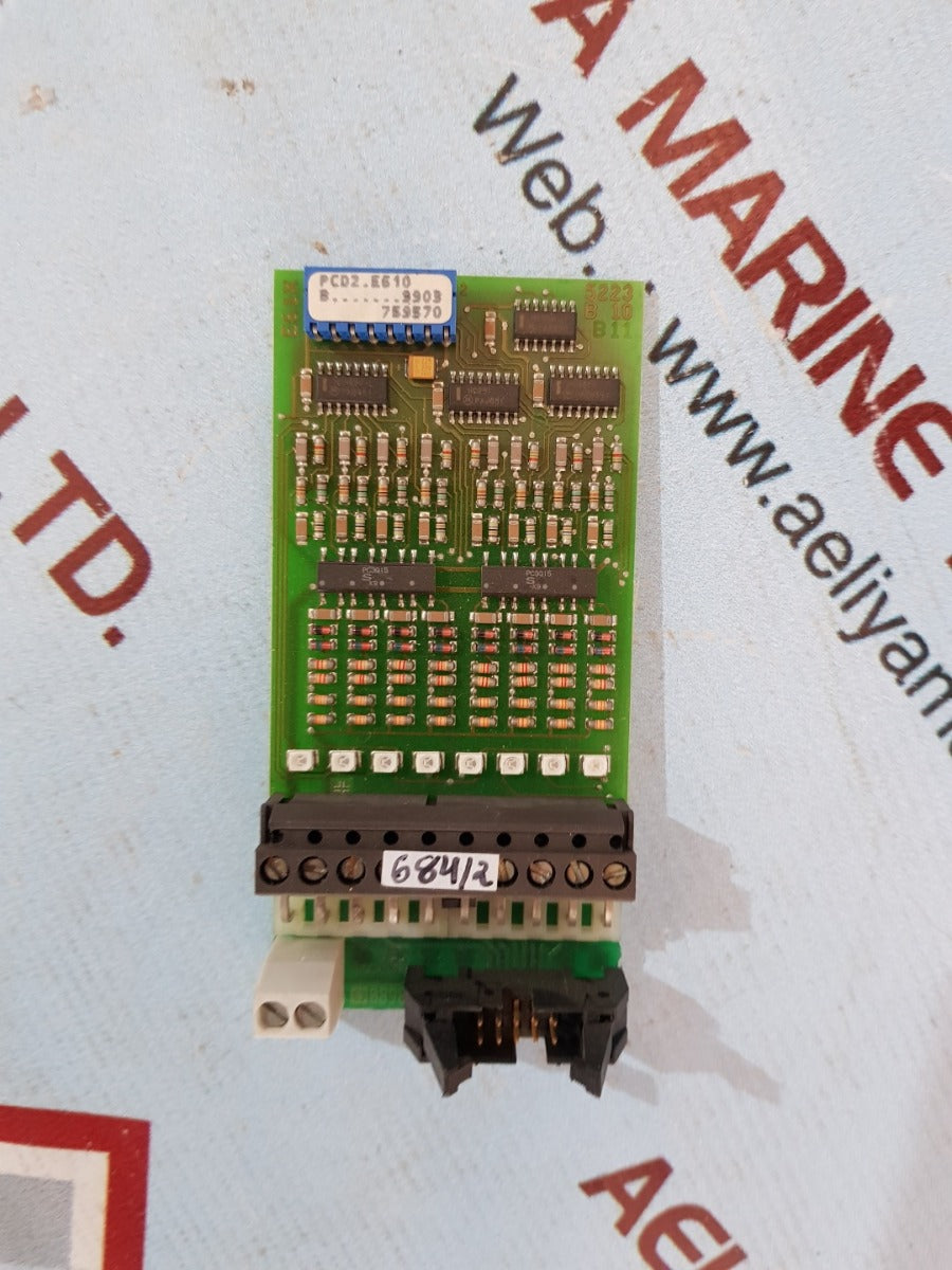 Autronica Kd-30/2 Alarm And Control System Card Pcd2.E610