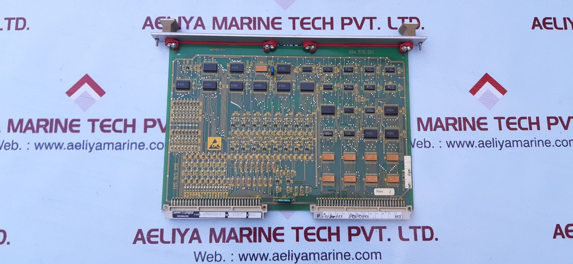 Soren T Lyngso 609003310 V Nr.232417 W.9621 Pcb Card Circuit Board