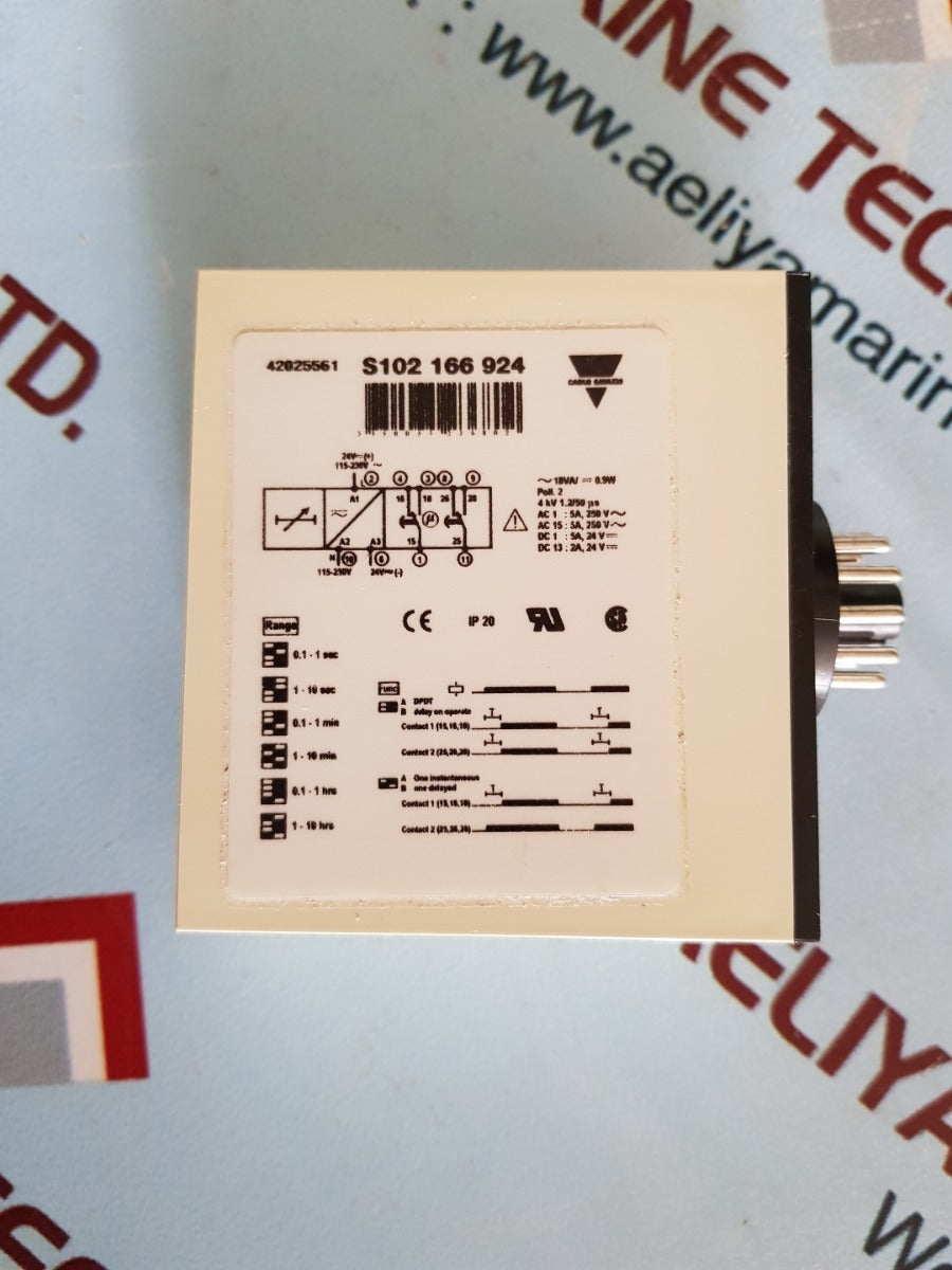Carlo gavazzi s102 166 924 timer ip20