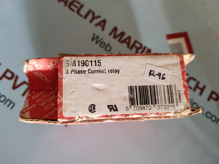 Carlo Gavazzi Sm190115 3-phase Sequence Current Relay 10A/300V