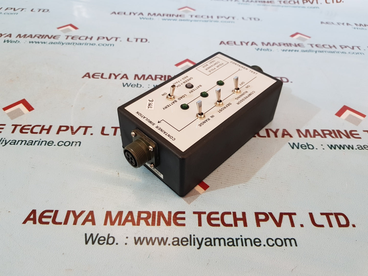 Four Pole Container Test Box 