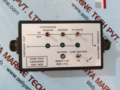 Four Pole Container Test Box 