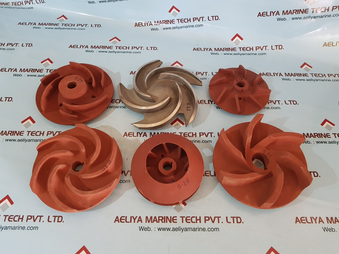 Cast iron pump impeller cp2