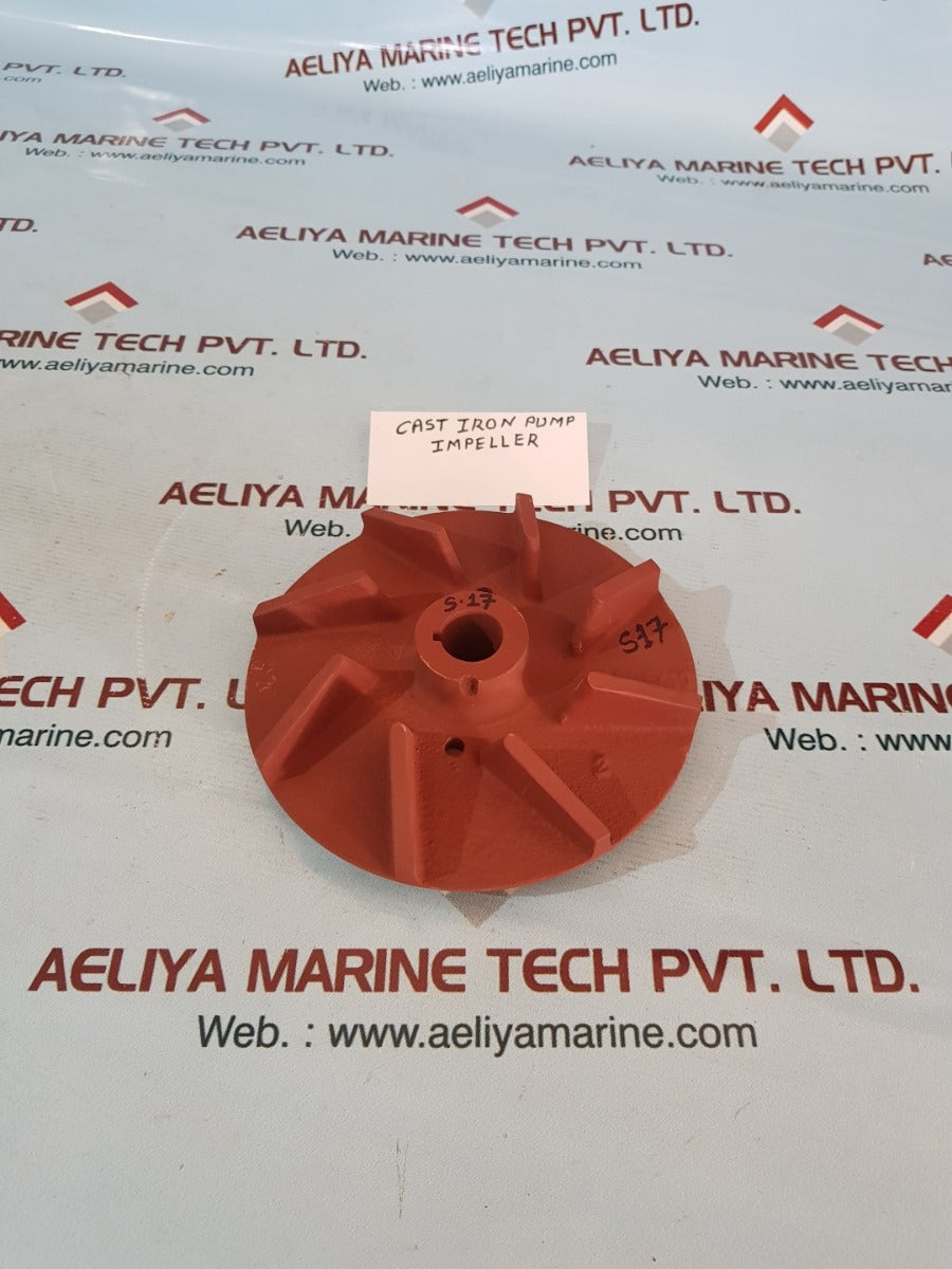 Cast iron pump impeller 0145e/10