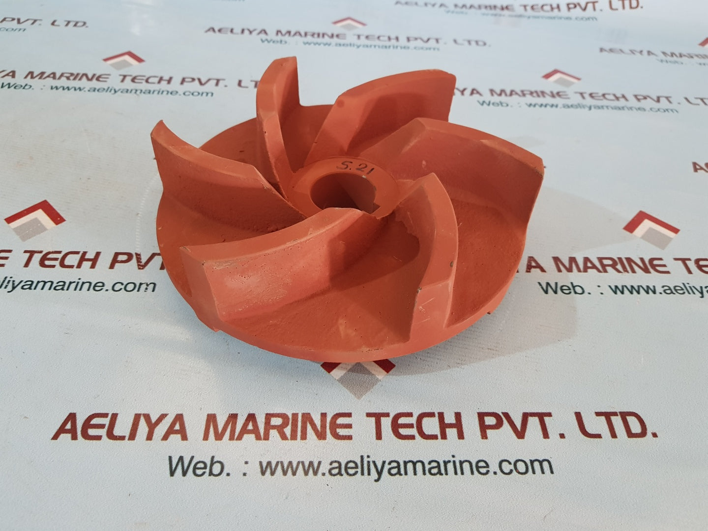 Cast iron pump impeller 178 imp 3x