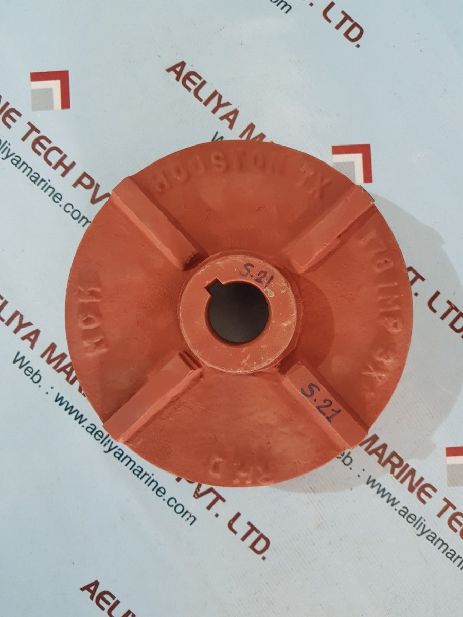 Cast iron pump impeller 178 imp 3x