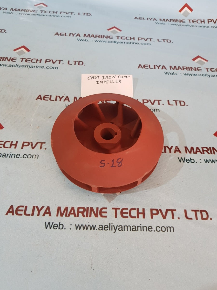 Cast iron pump impeller Q145F10
