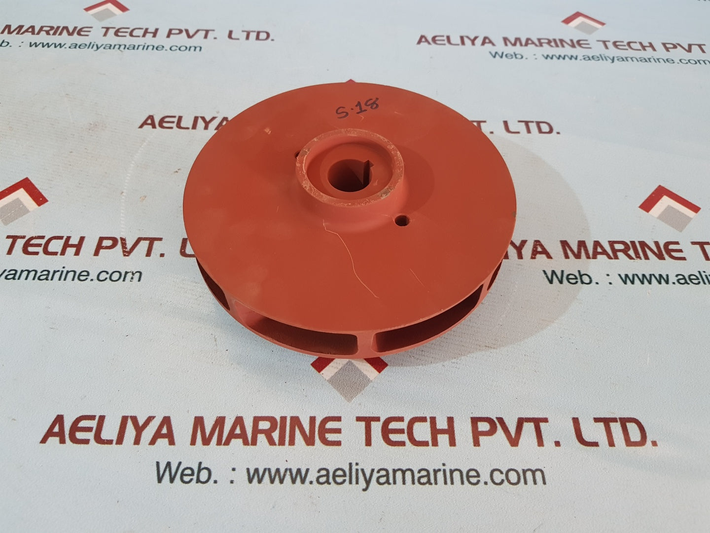 Cast iron pump impeller Q145F10