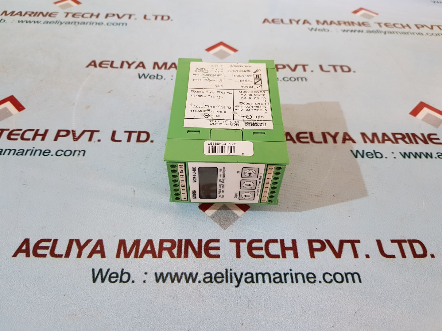 Phoenix contact mcr-f-ui-dc control module 28 14 60 5