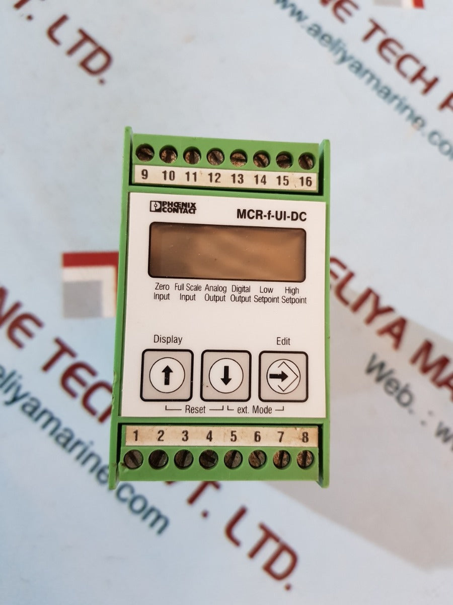 Phoenix contact mcr-f-ui-dc control module 28 14 60 5