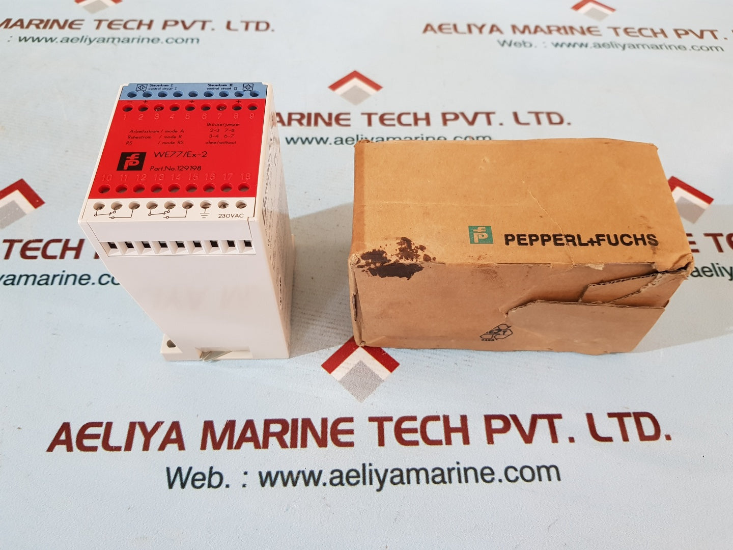 Pepperl+fuchs we77/ex-2 switch isolator 129198