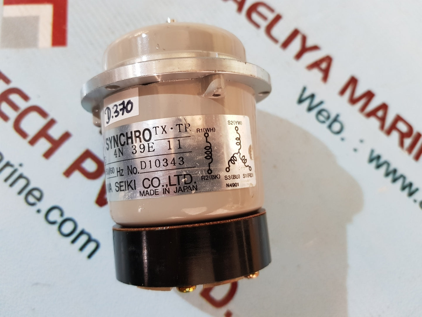 Tamagawa ts 4n 39e 11 synchro motor tx-tp 100/110v 50/60hz
