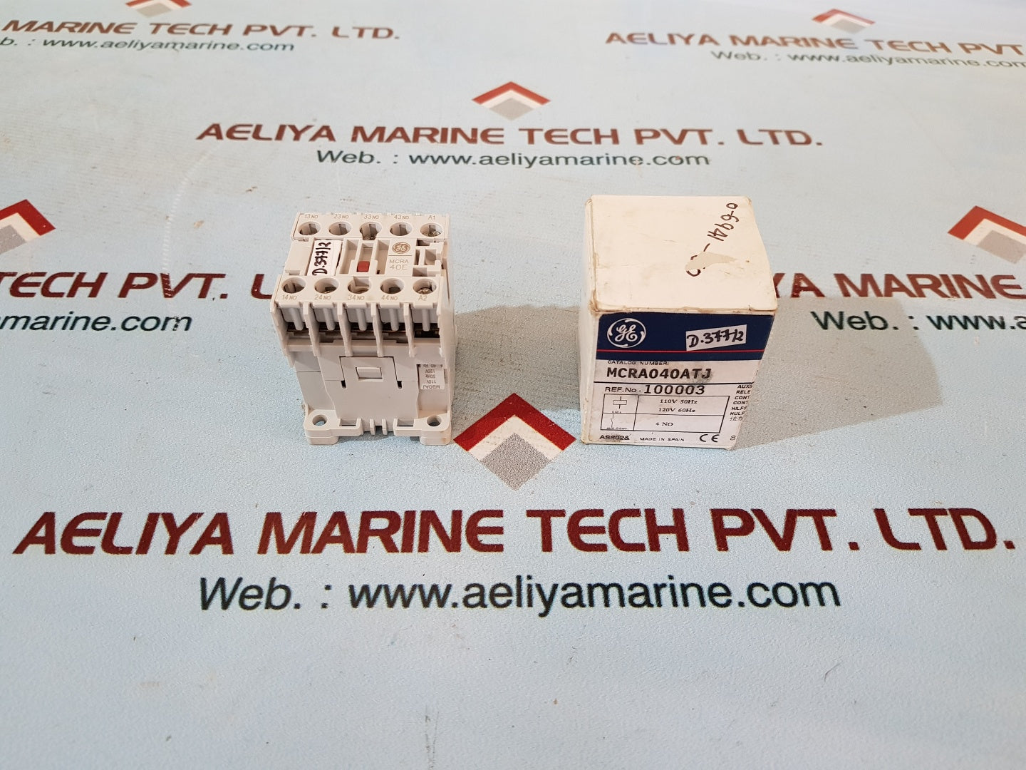 Ge Mcra040Atj Control Relay 16A 750V

