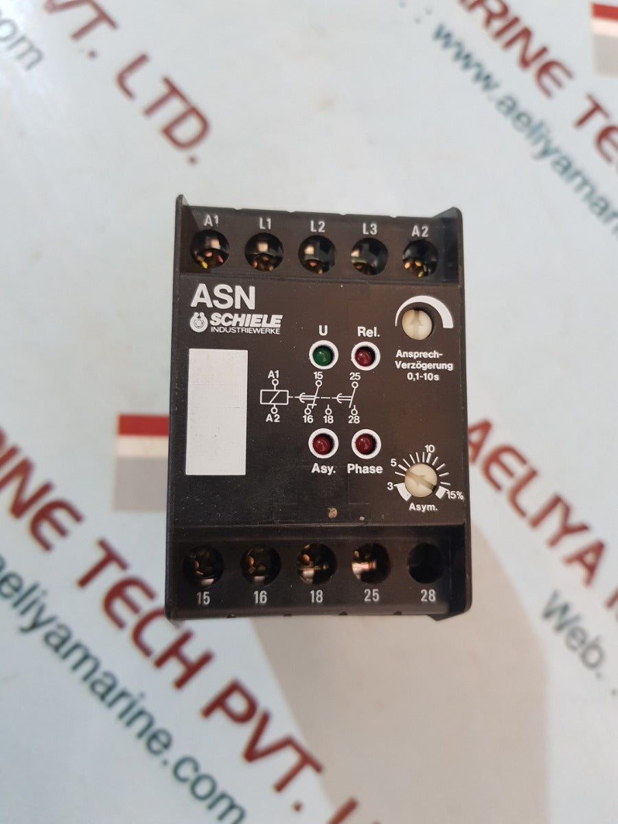 Schiele Asn 2.413.601.44 Monitoring Relay A1/A2 380-415V Ac