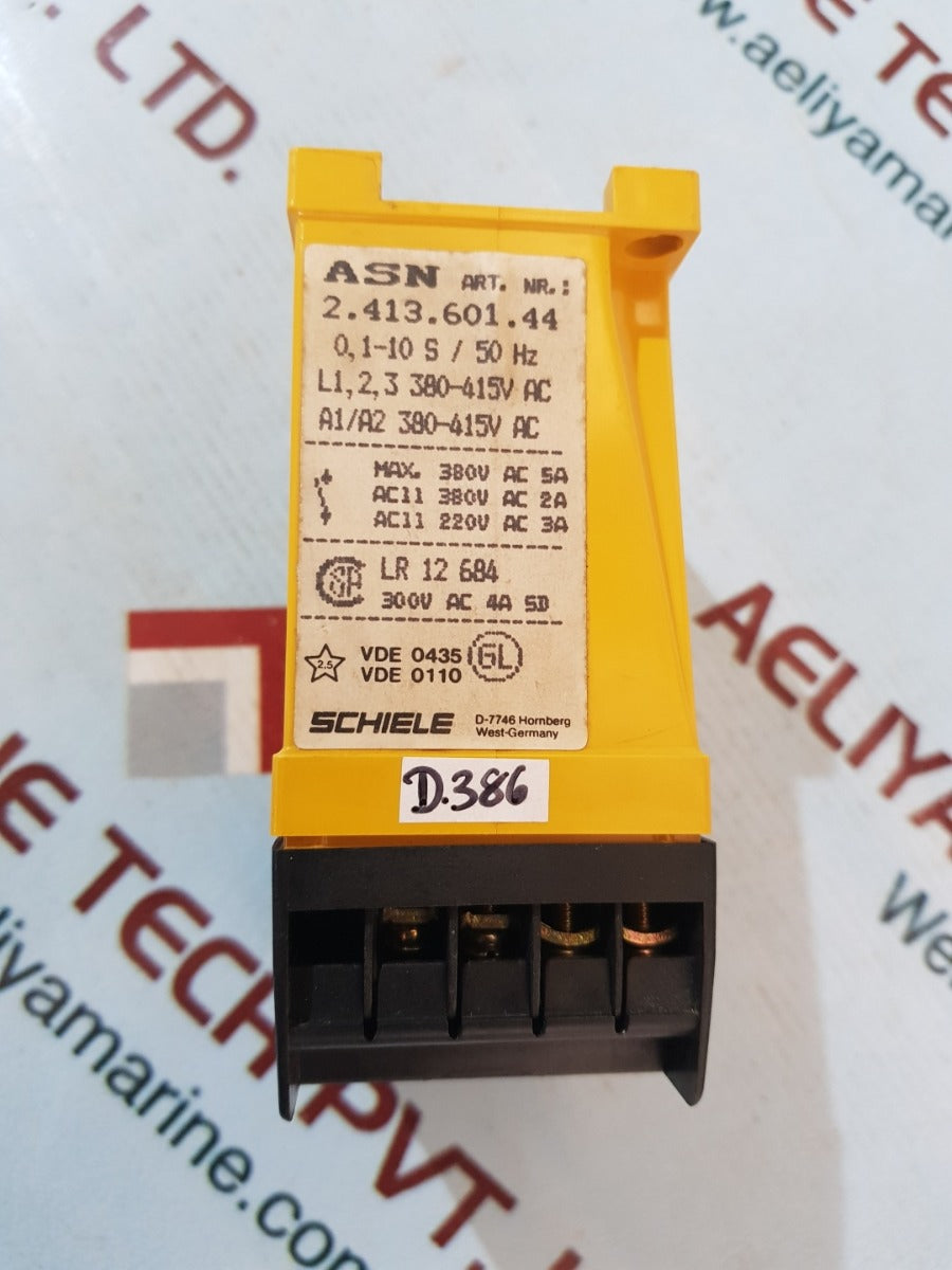 Schiele Asn 2.413.601.44 Monitoring Relay A1/A2 380-415V Ac