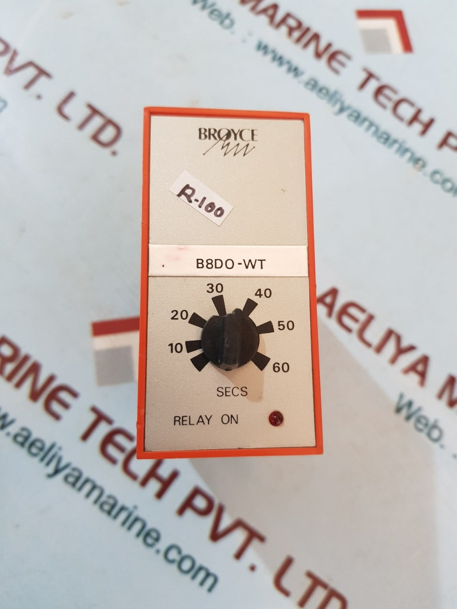 Broyce Control B8Do-wt Relay 10-60Sec