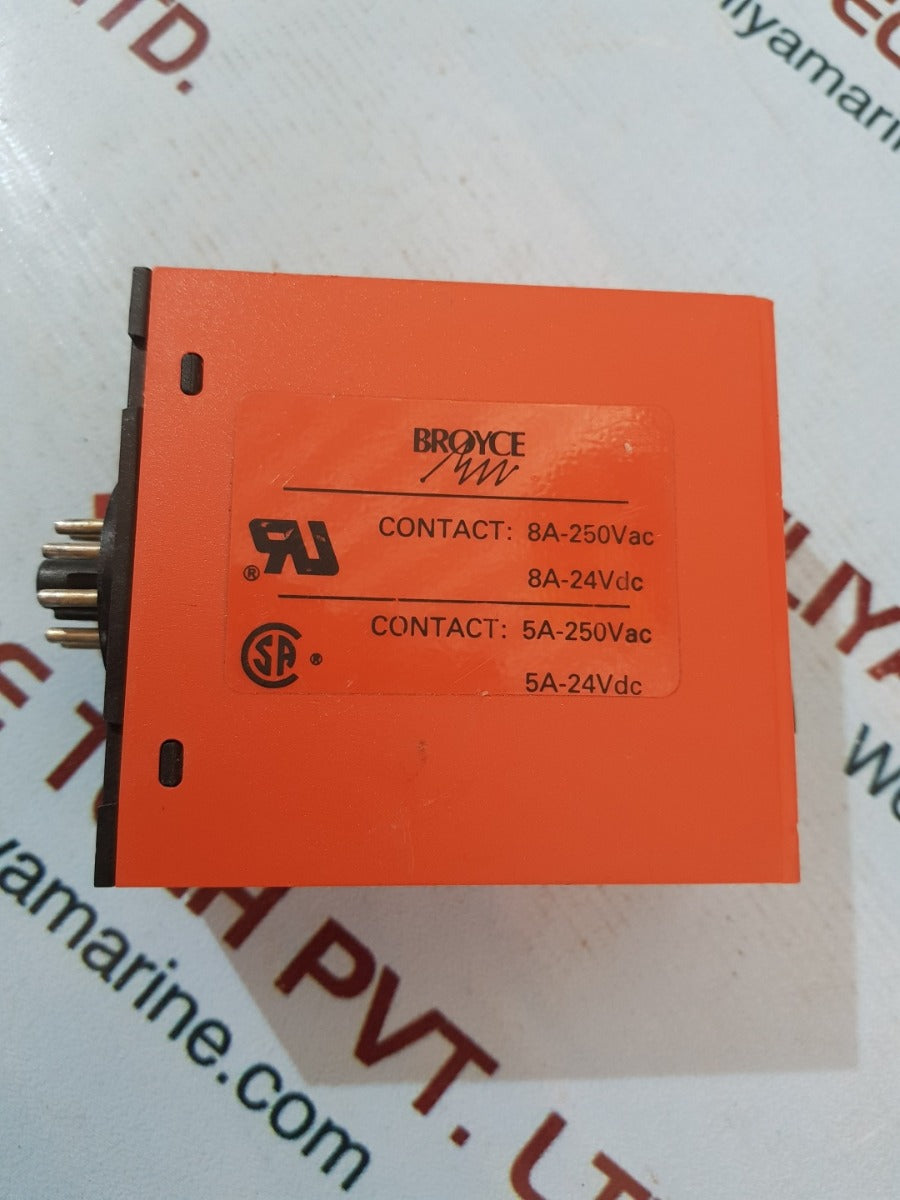 Broyce Control B8Do-wt Relay 10-60Sec