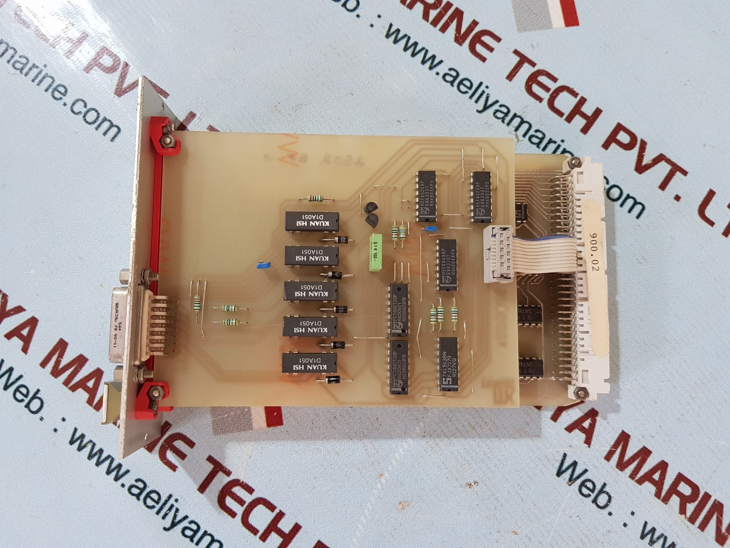 Malling kontrol 2/7-87 pcb card
