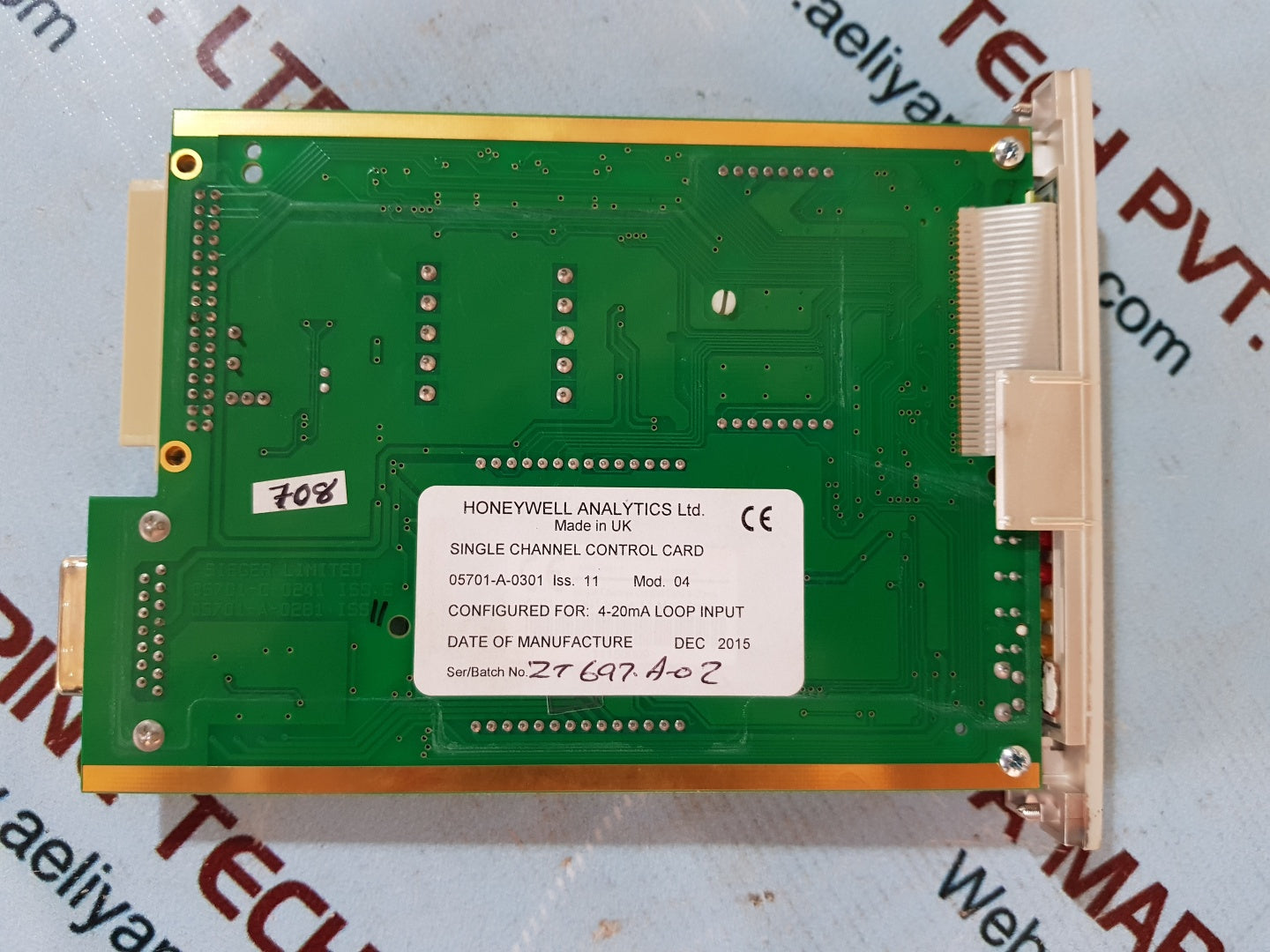 Honeywell 05701-a-0301 single channel control card