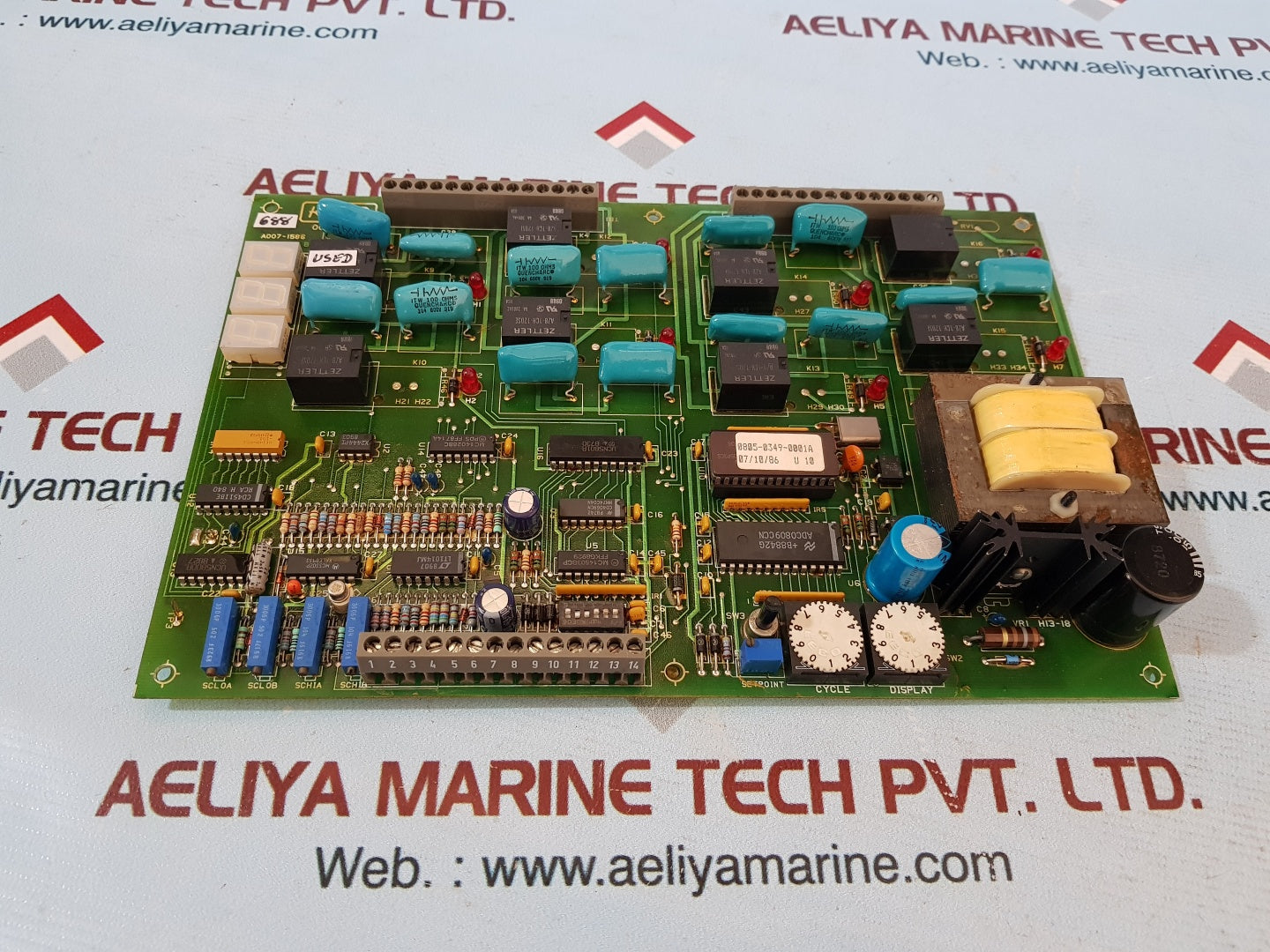 Kemp a007-1586 00077785 pcb circuit board rev.b