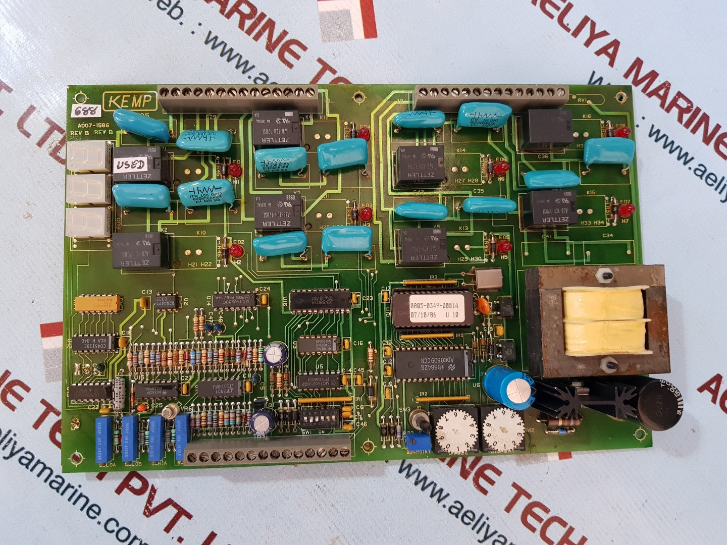 Kemp a007-1586 00077785 pcb circuit board rev.b