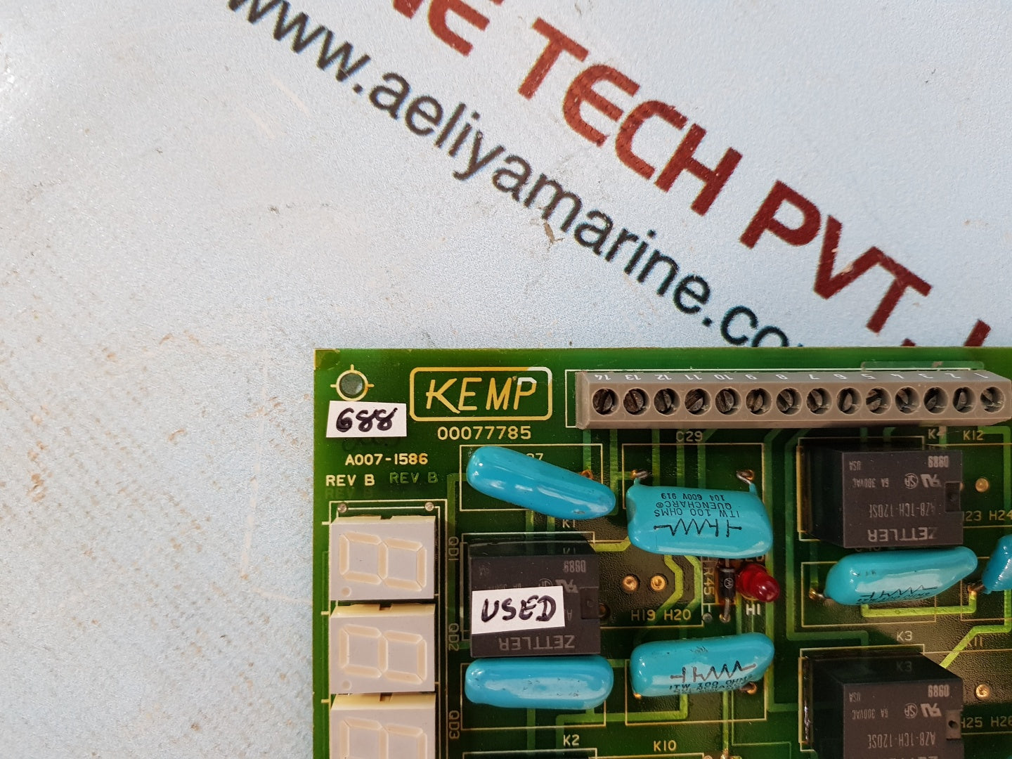 Kemp a007-1586 00077785 pcb circuit board rev.b