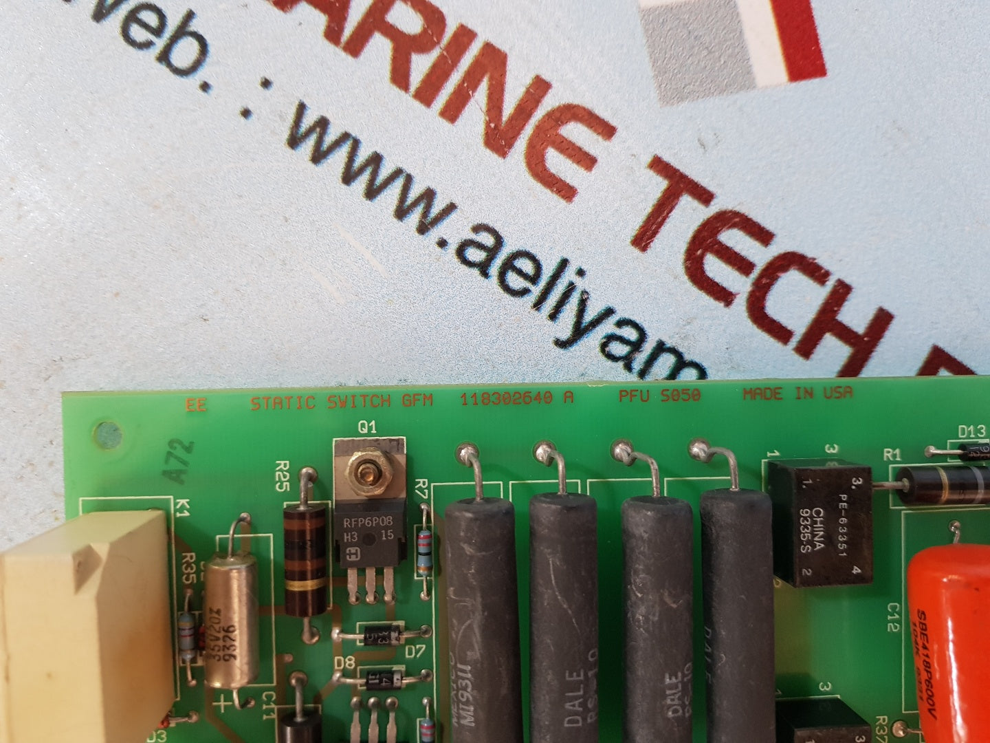 Exide 118302640 a EE static switch gfm pcb rev D