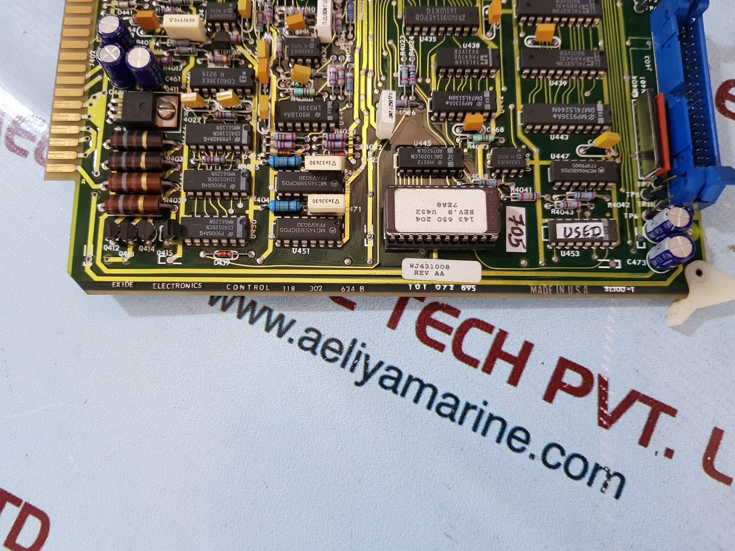 Exide 118 302 624B electronics printed circuit control board 101 072 695