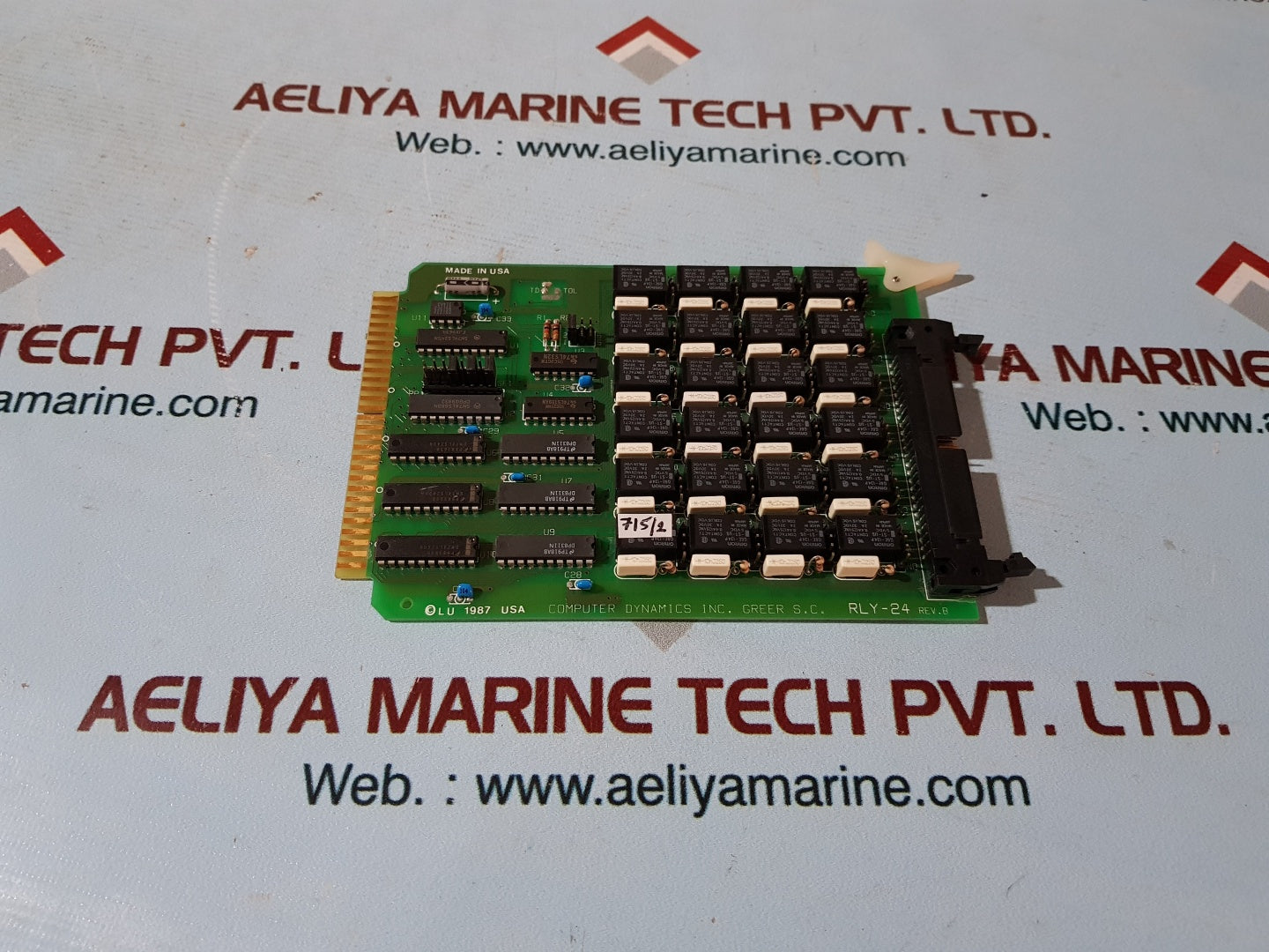 Computer dynamics rly24 PCB card Aeliya Marine Tech