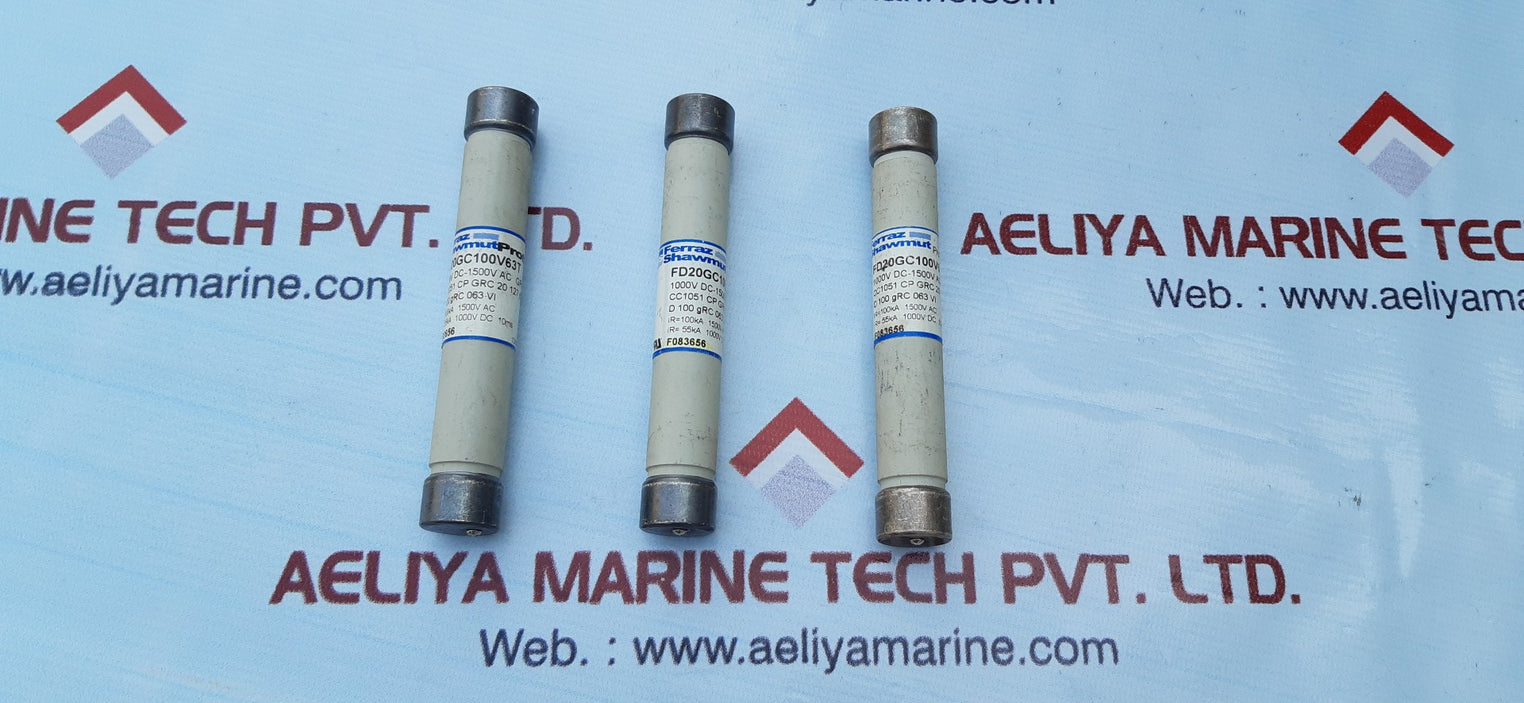 Ferraz shawmut cc1051 cp grc 20 127 63 grc 1000v dc-1500v ac 63a