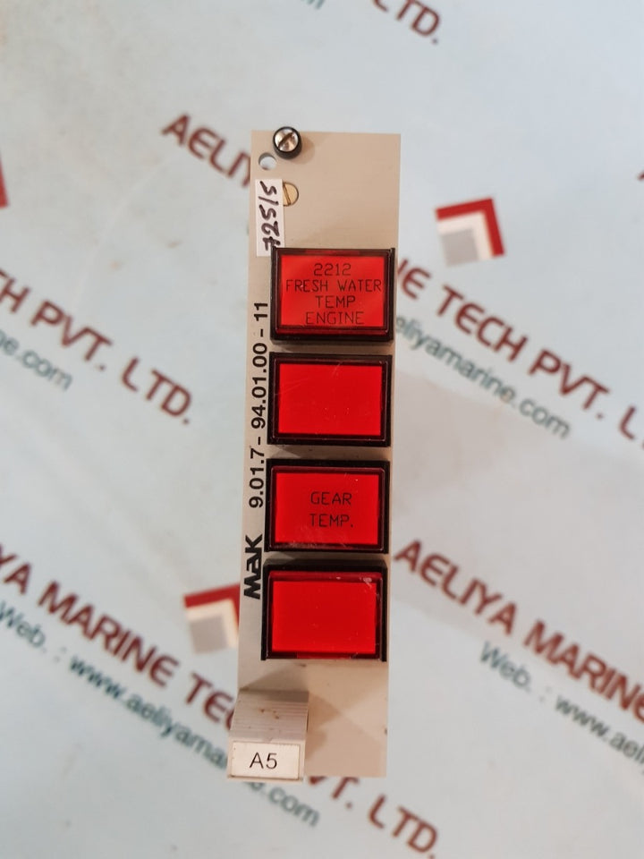 Mak 9.01.7-94.01.00-11 pcb card 1.10.7-36.21.00-62