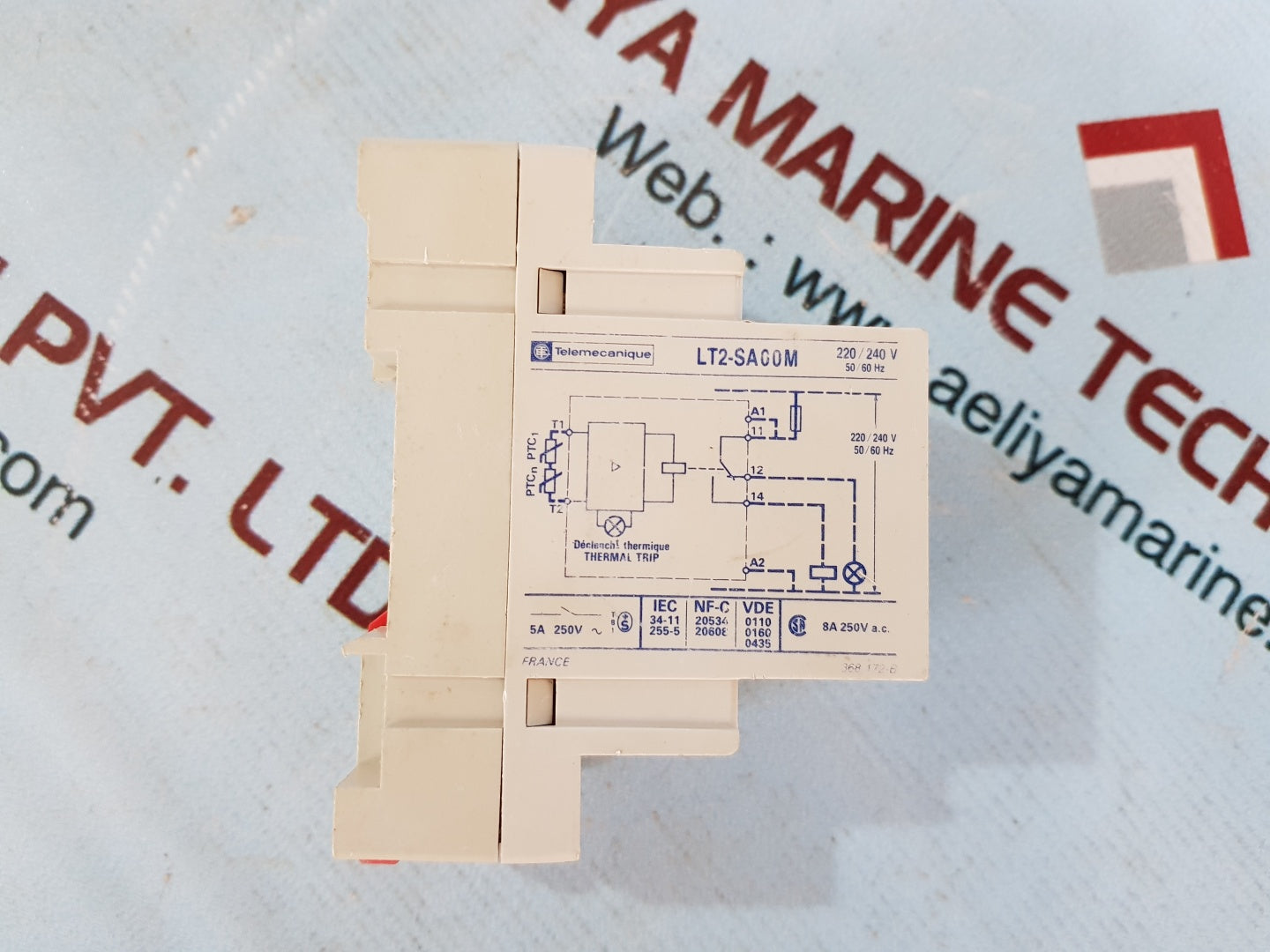 Telemecanique lt2-sa00m thermal trip 220/240v 50/60hz