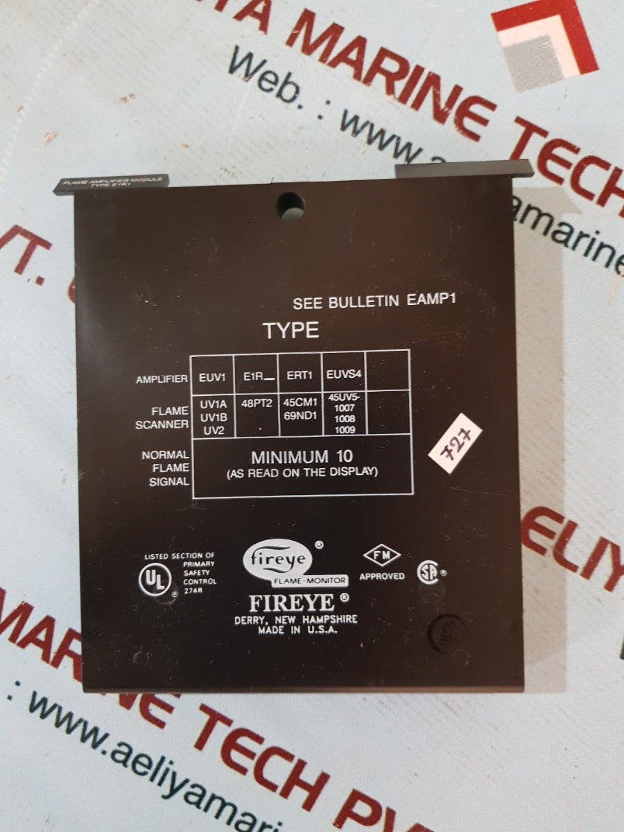 Fireye e1r1 flame amplifier module – Aeliya Marine Tech