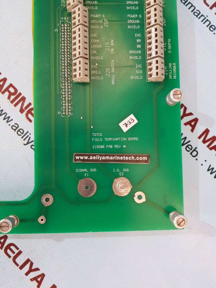 Md-Totco field termination board 219508 fab rev H