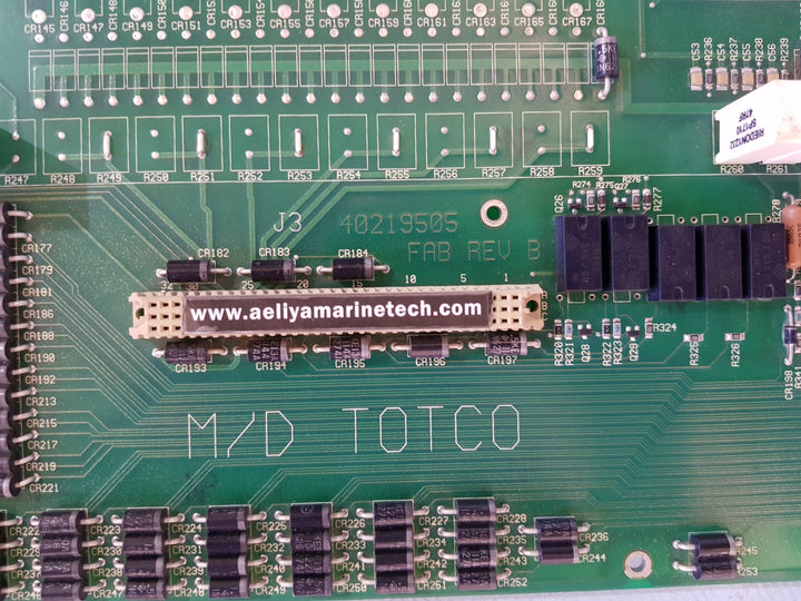 M/d totco 40219505 j3 fab rev B analog PCB board assy barrierless analog