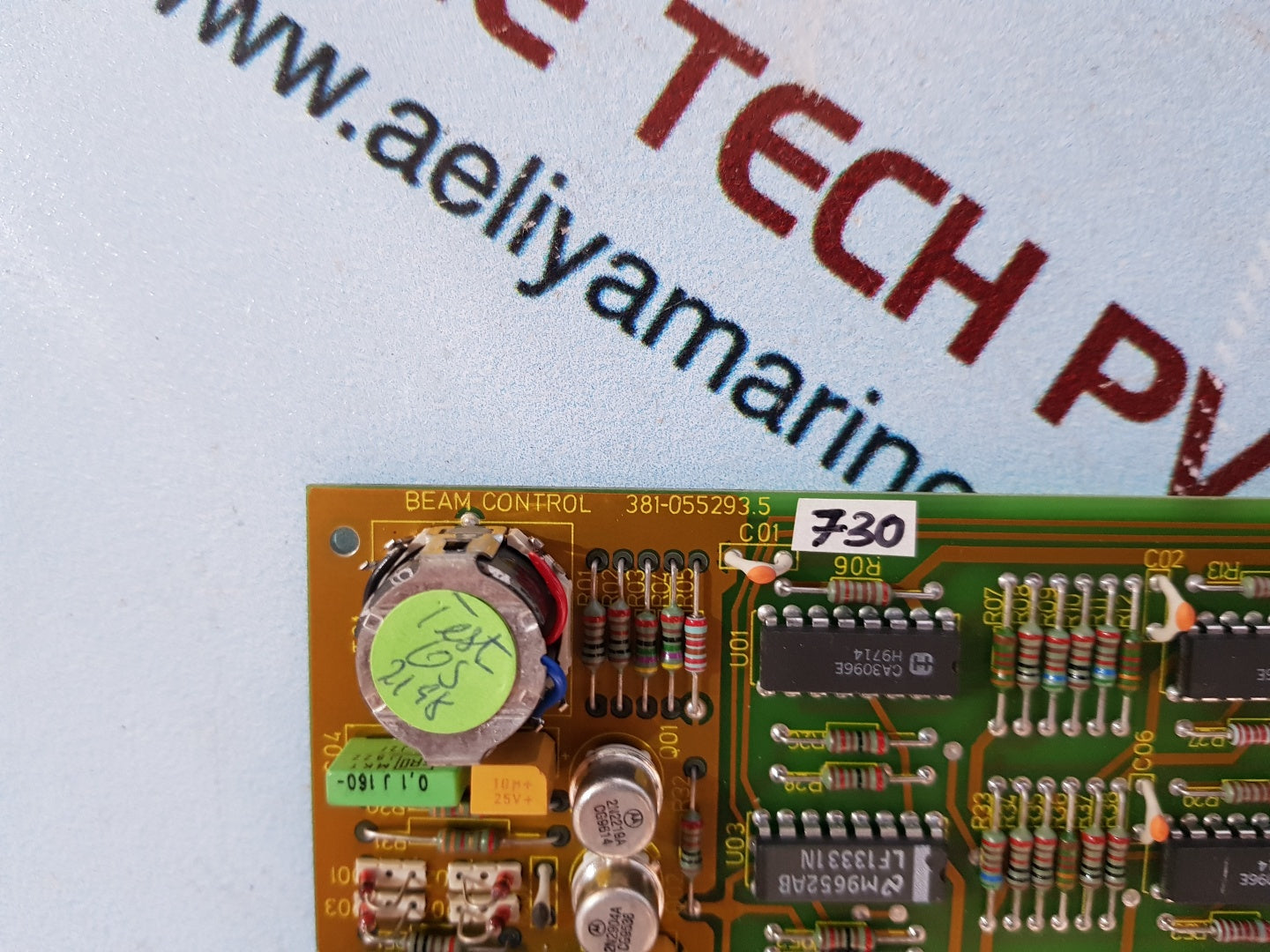 Beam control 381-055293.5 PCB card