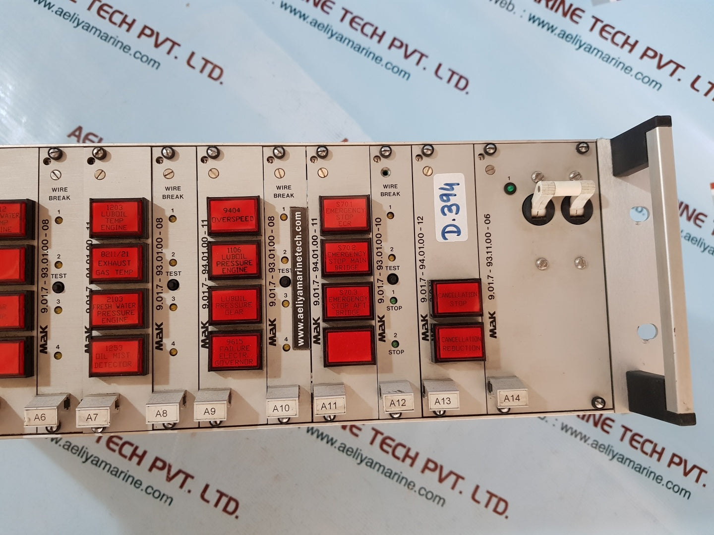 Mak 1.00.7-36.22.00-62/9.01.7-93.11.00-03/ 9.01.7-93.11.00-06 Pcb Rack