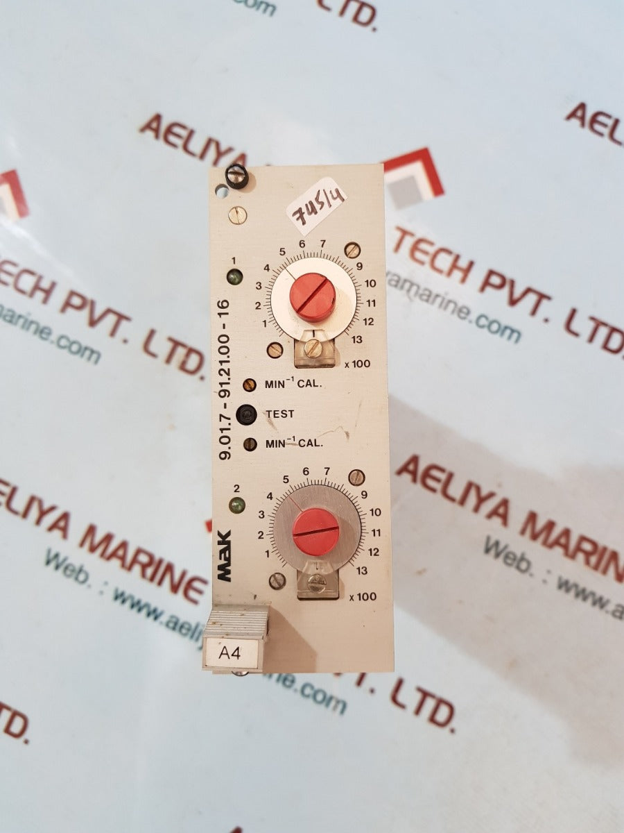 Mak 9.01.7-91.21.00-16 pcb card