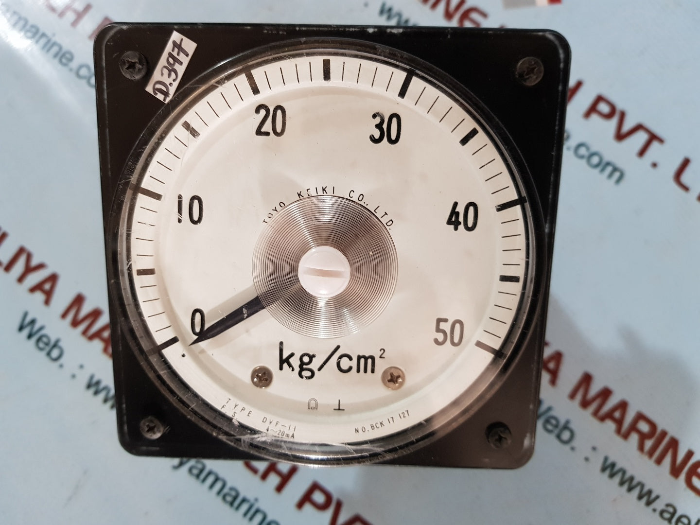 Toyo keiki dvf-11 pressure indicator 0-50 kg/cm2