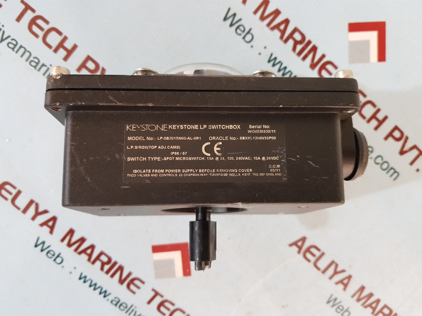 Keystone lp-0b201bn00-al-0r1 switchbox