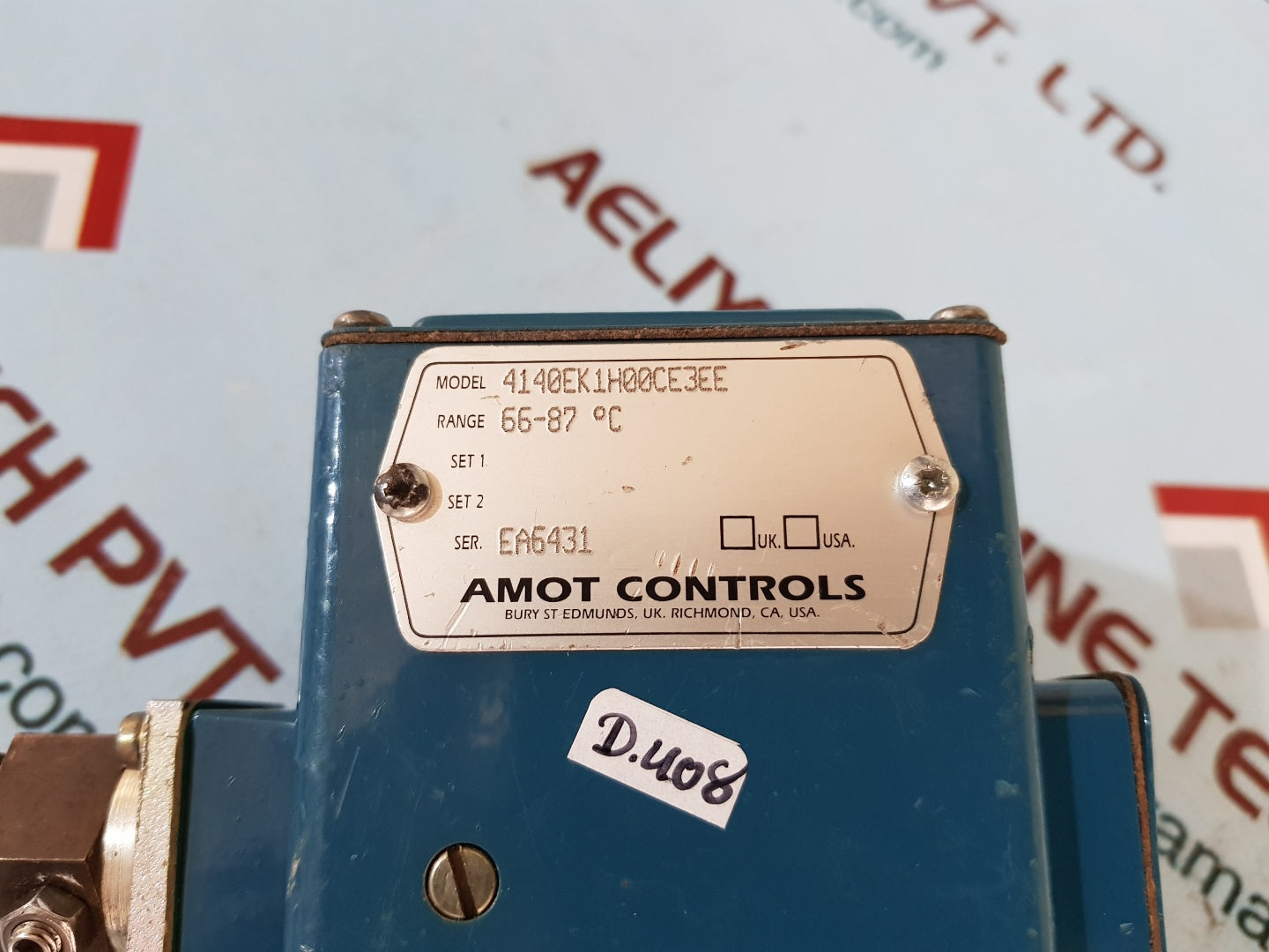 Amot 4140ek1h00ce3ee temperature switch 66-87'c