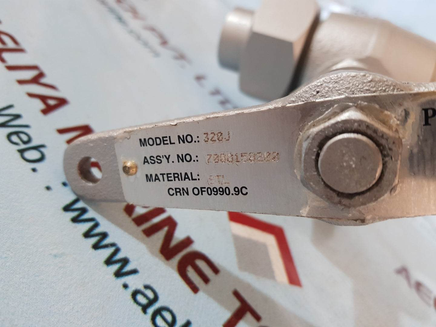 Penberthy 320j gage valve steel crn of0990.9c