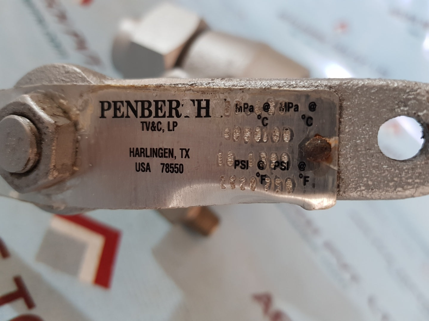 Penberthy 320j gage valve steel crn of0990.9c
